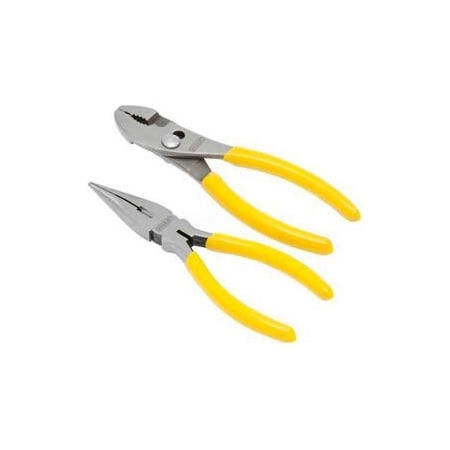 Stanley Stanley 84-212 2 Piece Basic Plier Set (Long Nose, Slip Joint) 84-212